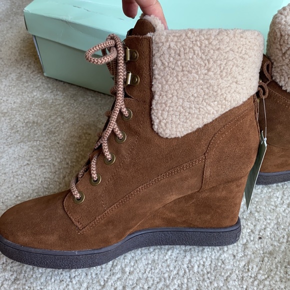 Evolve Easy Spirit Everett Wedge ankle Boot Bootie - Picture 12 of 16